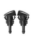 Two Pack Direct Replacement Windshield Washer Nozzles For 2009 To 2024 Dodge RAM 1500 5500 Trucks Easy Install With Two Hole Pattern