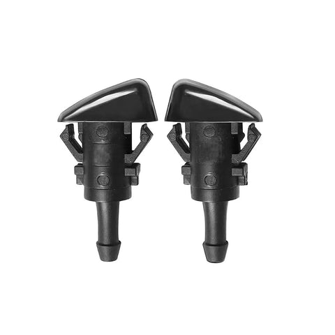 Two Pack Direct Replacement Windshield Washer Nozzles For 2009 To 2024 Dodge RAM 1500 5500 Trucks Easy Install With Two Hole Pattern