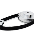 Cool 2GT Timing Pulley Kit With 16 To 80 Tooth Gears For Solid Five One Gear Ratio Drive Systems Plus 10mm Belt Width And Standard 2mm Pitch For Super Smooth Performance, 2GT belt pulley set