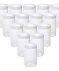 Transparent 35mm Film Canisters With Airtight Lids Pack Of 15 Durable Plastic Storage Reels For Film Cameras Keeps Film Safe And Organized