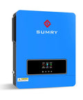 All In One Solar Inverter Charger 3600W Pure Sine Wave 24V DC To 110V AC Hybrid Power Converter With 120A MPPT Charge Controller, blue unit