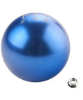 Blue Billet Round Ball Short Throw Shift Knob for 5 Speed Manual Transmissions M12x1.25 Screw-On Design for Subaru WRX