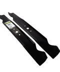 Beefed Up 2 Blade Replacement Set For 46 Inch Cut MTD Cub Cadet Troy Bilt Lawn Mowers Replaces OEM Numbers 942 04244