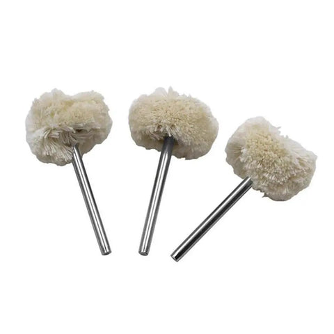 Get Your Polishing Game On With This 10 Piece Cotton Buffing Wheel Kit Perfect For Rotary Tools And Electric Grinders Plus Tight Spots! Three soft cotton buffing wheels with metal shanks for precision polishing.