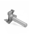 1 Inch 3 Tooth T Slot Router Bit With Solid Carbide Woodworking Cutter Shank For Fast Clean Grooves In Jigs Tables And Workbenches Makes Easy Custom Slots, close-up view.