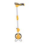 GOWENIC Digital Display Measuring Wheel with Backlit Screen, Accurate, showcasing a yellow and silver design with an ergonomic handle.