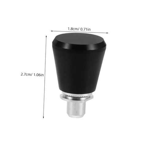 Top Shelf 4 Pack Spring Plunger Pins Metal Universal Fit For Industrial Machine Tools With Smooth Ball End Action And Secure Locking For Tricky Mechanical Assembly Jobs That Hit The Spot Perfectly - Black metal pin with smooth plastic grip.