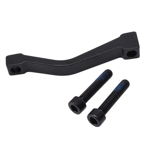 180mm Disc Brake Caliper Mount Adapter For Mountain Bikes, CNC Aluminum Alloy 7075 with screws, side view