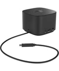 Certified Renewed Thunderbolt 3 Dock Offering Dual 4K Display Support 230W Power Delivery hub with USB-C cable.