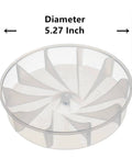 Replacement Bathroom Vent Fan Motor 70 CFM 120V 60Hz 1A fan blade, clear plastic, diameter 5.27 inch