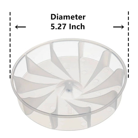 Replacement Bathroom Vent Fan Motor 70 CFM 120V 60Hz 1A fan blade, clear plastic, diameter 5.27 inch