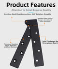 Heavy Duty Stainless Steel Cabinet Hinges Delivering 360 Degree Smooth Swivel Rotation For Wardrobe Doors showing features and design details.