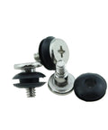 20 Pack Three Point Five Inch Anti Vibration Mounting Screws with rubber rings, black, for PC hard drives