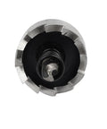 Close-up of 22mm Hole Saw Kit With Pro Grade 67mm Long HSS Cutting Blades, Spring Loaded Twist Drill Bit