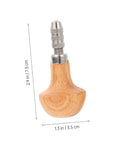 Pro Grade Three Piece Pin Vise Drill Set For Jewelry Making And Watch Repair, wooden handle with steel needle tip, 2.9 in height