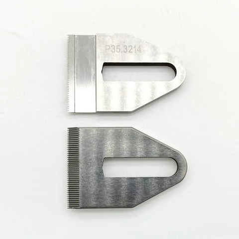 P35.3214 Cutter Spare Part For P328 And P329 Battery Powered Plastic Strapping Tool Replacement Cutter For Quick Setup Durable Blade Easy Install Fits P328 P329 Tension Tools Ideal For On Site Repairs, metal cutter blade pair