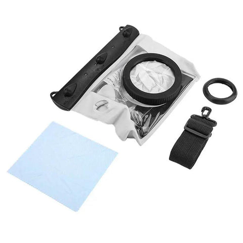 Waterproof Underwater DSLR Housing Case For Canon And Nikon Cameras 20 Meter Depth Floating Sealed Cage with accessories