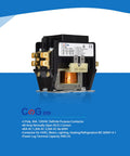 Two Pole 30 Amp 120 Volt HVAC Contactor with 120V coil, flame retardant housing, for condenser or compressor replacement