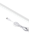 Under Cabinet LED Light Strip 12 Inch Plug In Slim USB Bar 6000K Cool White For Kitchen Cupboard Workbench Shelf Desk Bright Undercounter Lighting No Fuss Easy Install No Tools Needed with USB plug and switch
