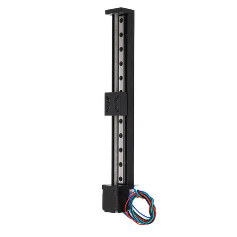 Vertical view of 200mm Stroke Linear Stage With 6mm Lead Screw And 28 Stepper Motor Pro Grade CNC Motion Control Actuator