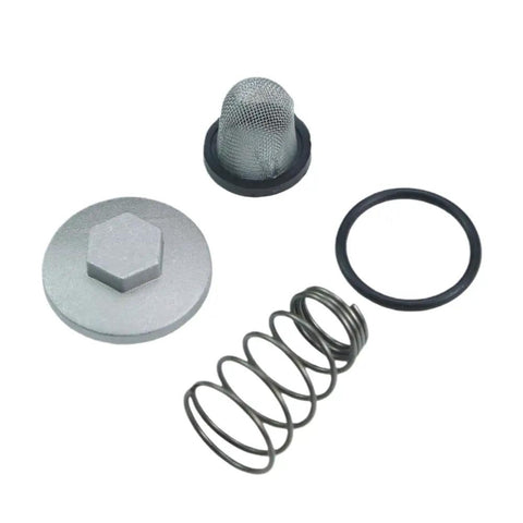 Premium Oil Drain Plug Filter Kit For GY6 50-150cc PCX125 Scooter Moped ATV And 139QMB Motorcycle Engine Quick Change Setup, metal mesh filter