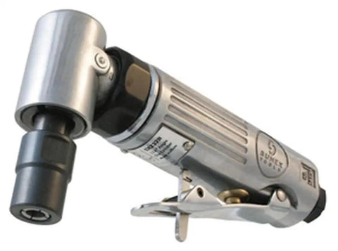 Kickass 1/4 Inch Angle Air Die Grinder With 90 Degree Head And Built In Speed Regulator for precise metal grinding and polishing.