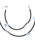 Front Left And Right Brake Hydraulic Hose Set Fits Chevy Avalanche 1999-2007 Silverado 1999-2007 Suburban 2000-2006 Tahoe