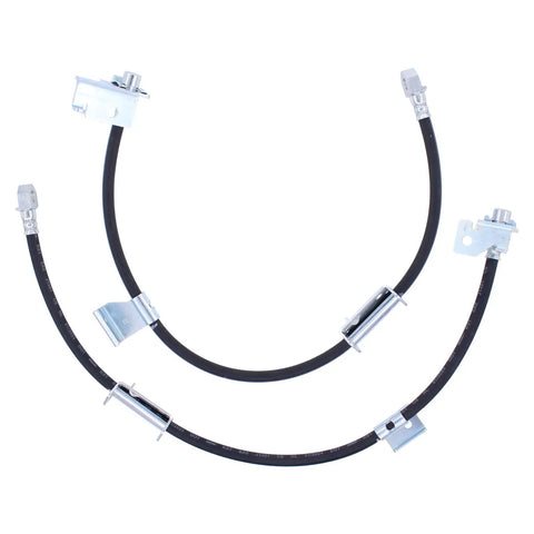 Front Left And Right Brake Hydraulic Hose Set Fits Chevy Avalanche 1999-2007 Silverado 1999-2007 Suburban 2000-2006 Tahoe