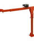 Heavy Duty 1100 Lb Truck Mounted Crane Hoist W/ 12V Electric Winch For Rough Work Zones Built To Last Q235 Steel. Crane arm with electric winch.