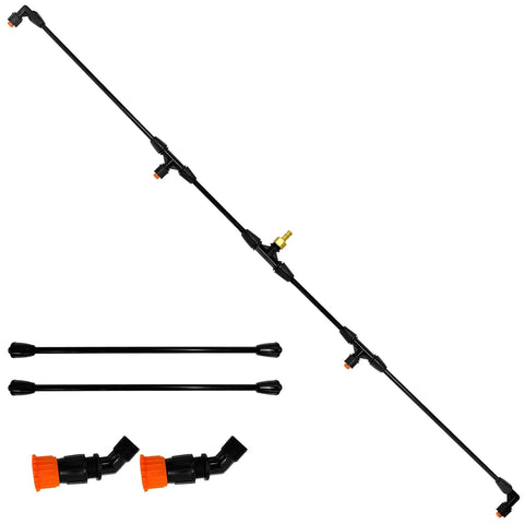 Four Nozzle Sprayer Boom Kit With Three Eighths Inch Brass Fitting A Go To Tool For Adjustable Two Or Four Nozzle Boom Wand