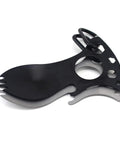 Multifunction Camping Spoon Fork Tool With Bottle Opener And Wrenches, Stainless Steel 3Cr13, ultra durable compact outdoor gear