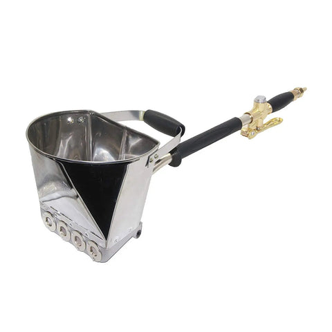 Air Stucco Cement Texture Hopper Sprayer Plaster Wall Tool With 4 Jets For Quick Easy Mortar And Plaster Application, Works With Air Compressor