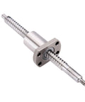 Stainless Steel Ball Screw SFK0802 With Single Ball Nut For CNC Parts 100mm Size, High Precision Roller Ballscrew, close-up view