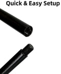 Close-up of the threaded connection of a Golf Monopod Selfie Stick With Phone Holder For Swing Training Aid Grab And Go Portable