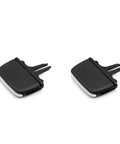 Volvo XC90 V90 S90 2015 2024 Air Conditioning Vent Clips Repair Kit Front And Rear Dash Vents Sliders Grille Outlet Clips Keeps Vents Clean And Improves Air Flow For A Cooler More Comfortable Cabin., pair of black plastic vent clips