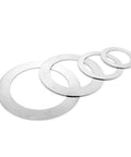 Flat Washers Ultra Thin 0.1mm Thick Mixed Set Kit 500 Pcs In 2 Boxes 304 Stainless Steel A2 For Home Garage Workshop Automotive And Industrial Use Pro Grade Durable Rust Resistant Burr Free Finish, 304 stainless steel flat washers