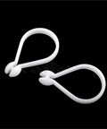 Plastic Openable Curtain Hooks 34mm Ring Clip Hanger Set For Drapery Rods Bath Shower Window Blind Easy Clip