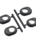 Axle Height Adjusters.062 Offset Legends For Electric RC Cars And Trucks, RJS5188 in durable black aluminum shown in pack of 1