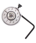 Beefed-Up Torque Gauge Tool Ratchet Wrench With Built-In Torque Meter For Precise Car Repair And Tuning, Half Inch Drive, 360 Degree Readout With Clear Markings, Durable Silver Finish For Long-Lasting Performance, black handle