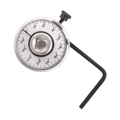 Beefed-Up Torque Gauge Tool Ratchet Wrench With Built-In Torque Meter For Precise Car Repair And Tuning, Half Inch Drive, 360 Degree Readout With Clear Markings, Durable Silver Finish For Long-Lasting Performance, black handle