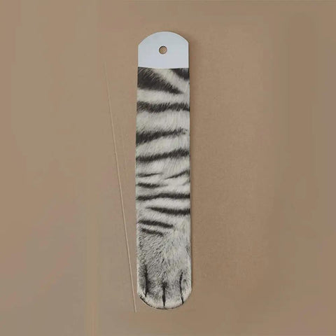 Durable Aluminum Sock Jig For Straight Socks, Easy Use Sock Board For Heat Press Transfer And Sublimation Printing, Silver with tiger print