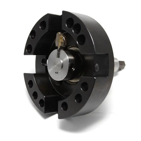 Case Boring Tool for GY6 Engines Precision Bore Machining Kit showing durable metal adapter close-up view
