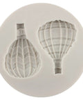 Hot Air Balloon Silicone Fondant Molds Set Of 4 For Cake Decorating And Cupcake Toppers, balloon imprint design