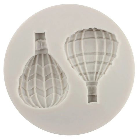 Hot Air Balloon Silicone Fondant Molds Set Of 4 For Cake Decorating And Cupcake Toppers, balloon imprint design