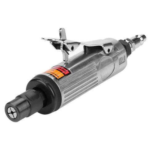1/4 Inch Pneumatic Die Grinder Delivers Blazing 22000 Rpm Air Power Through An Ergonomic Angle Handle for precise metal finishing.