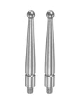 Dial Test Indicator Contact Point With 2mm Ball Tip, HSS High Speed Steel Probe, M1.6x0.35 Thread, 0.82 Inch Length, 2 Pack