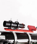 Rock Solid Aluminum Rail Bar Telescope Mounting Plate With Dovetail Finderscope Base on telescope with accessories attached