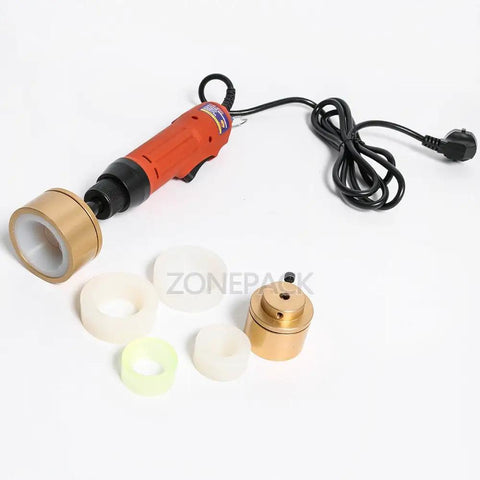 Rock Solid Handheld Bottle Capping Machine With Adjustable 10 To 50 MM Screw Cap Sealer 110V Electric Capper Tool That Works Like A Charm For Fast Shop Packaging And Daily Hustle Without Any Fuss Today