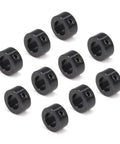 Heavy Duty Metal Lock Collar For 3-16mm Lead Screws And 3D Printer Z Axis Rods, Lead Screw Ring With Set Screw Locking For Linear Shafts On CNC Machines And Motion Systems, Rock Solid Wear Resistant Clamp For Secure Axial Positioning, black metal collars