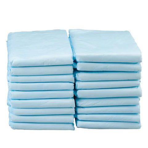 Straight Up Reliable Disposable Underpads For Adults Super Absorbent Leak Proof Incontinence Bed Pads stacked in 72-pack.